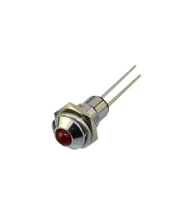 5mm LED Holder Metal Chrome