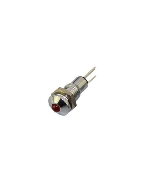 3mm LED Holder Metal Chrome