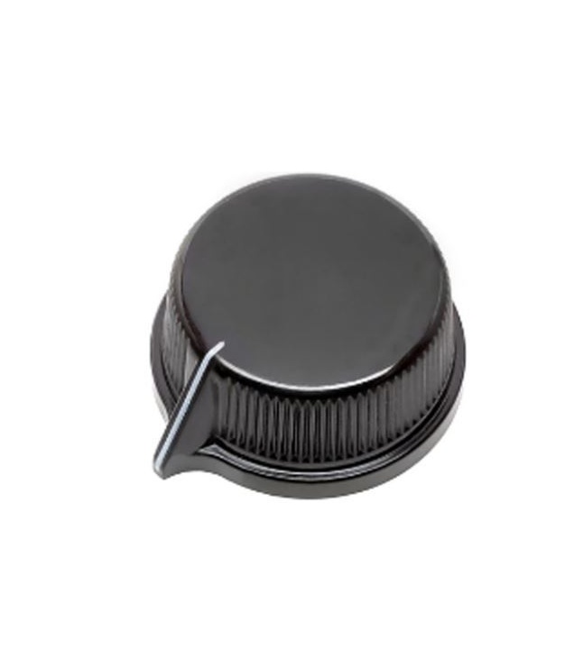 Black knob 29x13mm shaft hole 6.40mm