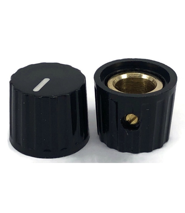 Black knob 13.5X11mm Shaft Hole 6.4mm