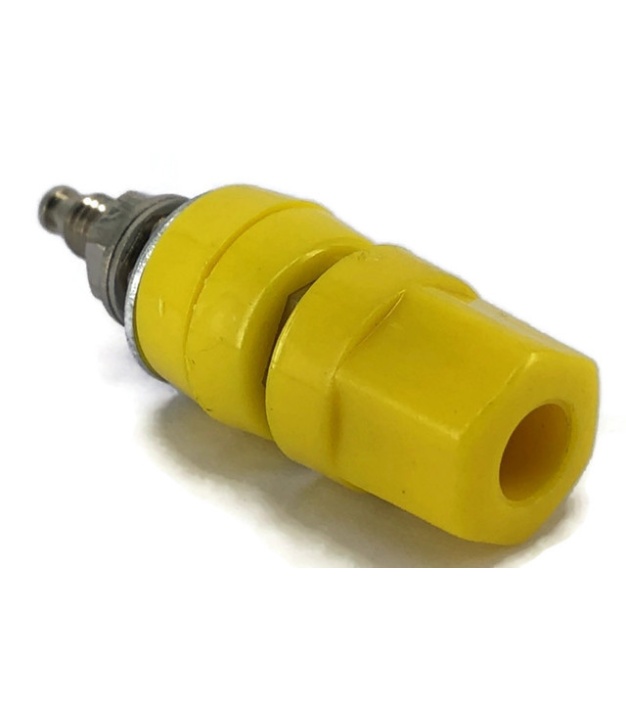 Yellow Speaker Binding Post 4mm Connector