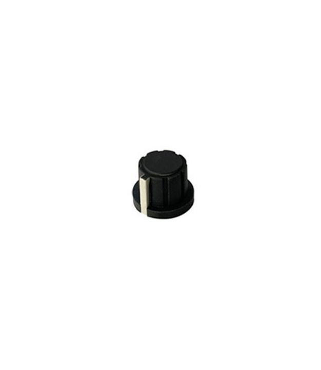 Black knob Black Top 19X14mm
