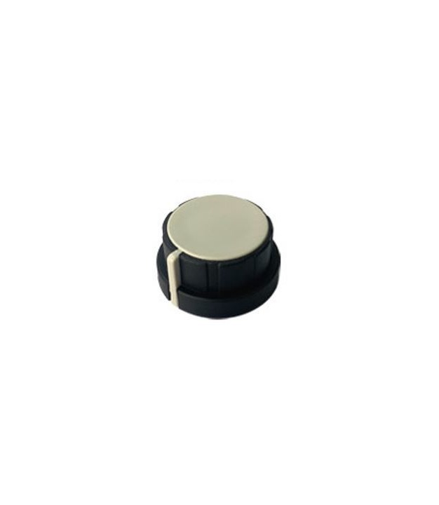 Black knob Gray Top 32X16mm Shaft Hole 6.4mm