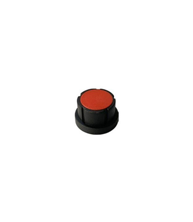 Black knob Red Top 25X15mm 