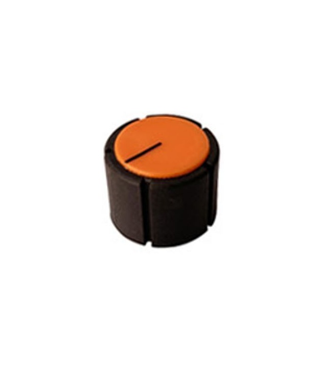 Black knob Orange Top 21X16mm