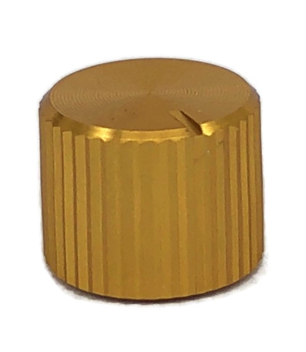 Aluminum Gold Knob 10x8mm Split Shaft 6mm