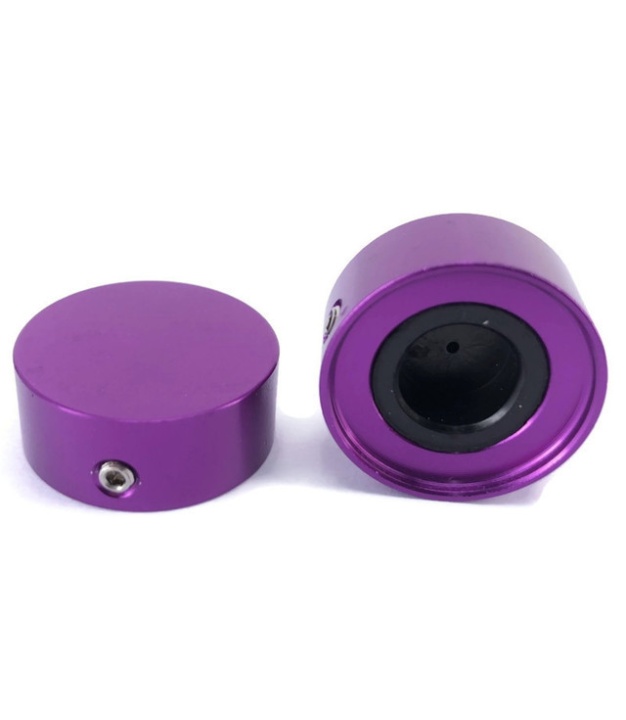 KN2310 Purple Foot Switch  Aluminium Knob 23x10mm