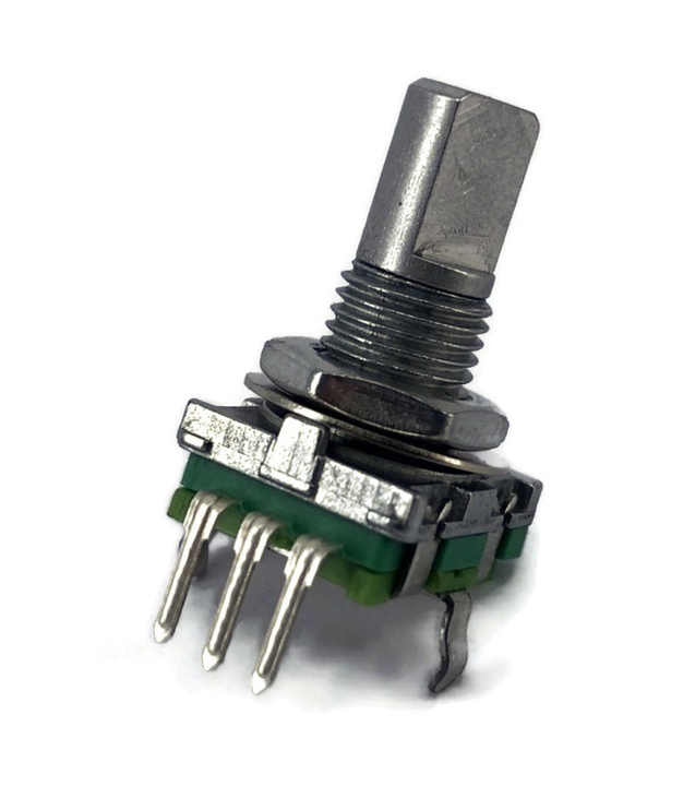 ROTARY ENCODER 11mm 20 Detents D shaft Without Switch Vertical