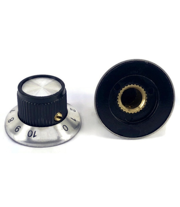 Aluminum Knob 24mm Diameter with Number 0 to 10