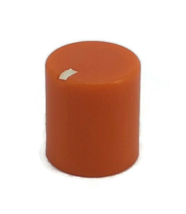 Orange control knob 9.8x11mm Shaft hole 6x18T