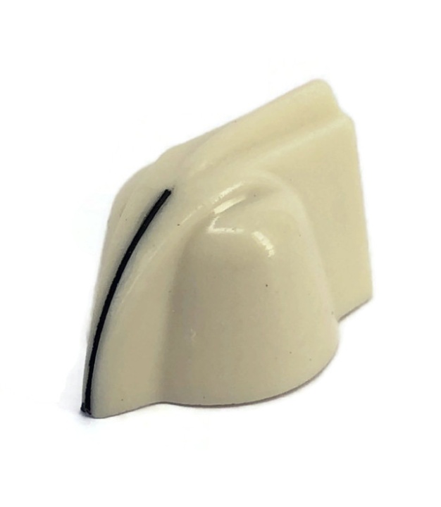 Chicken Head Cream Knob 23x14mm