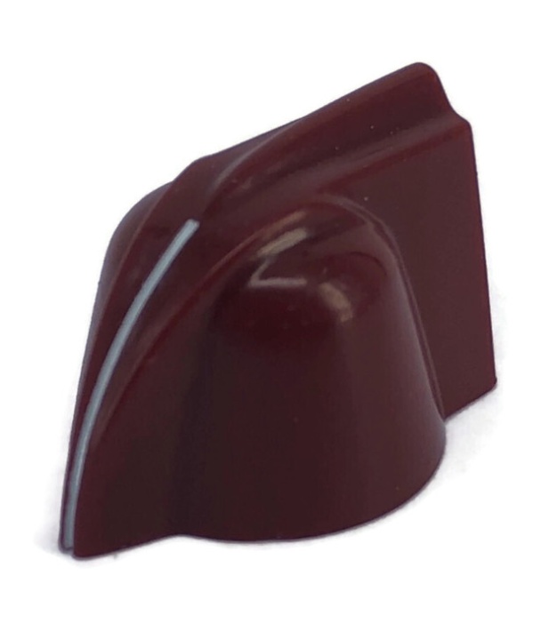 Chicken Head Oxblood Knob 23x14mm