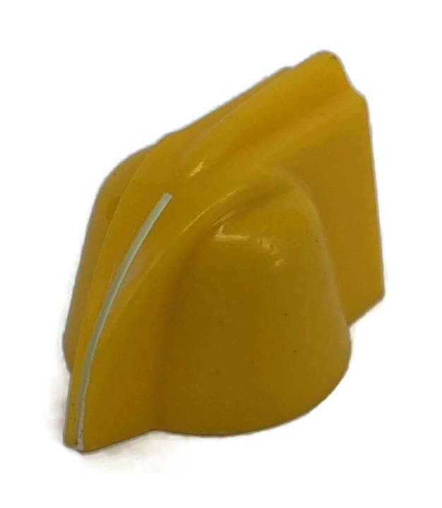 Chicken Head Yellow Knob 23x14mm