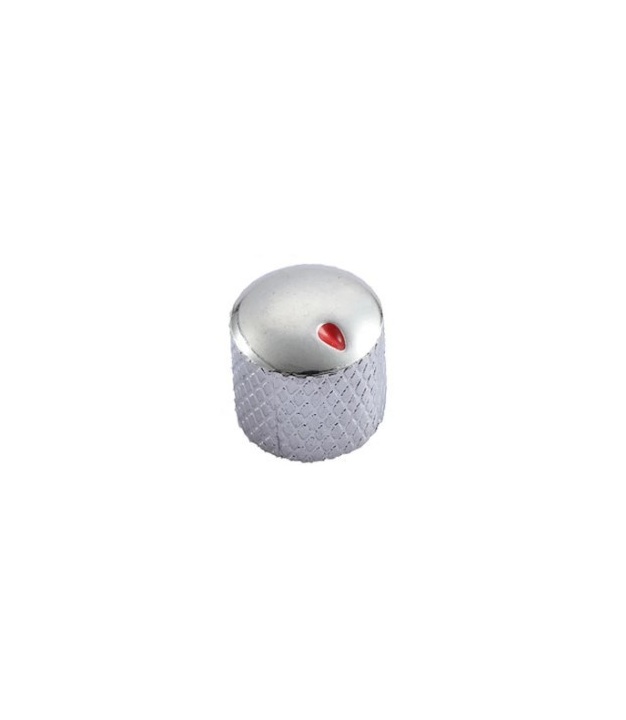 Silver Control Knob 16x15mm Shaft 6x18T