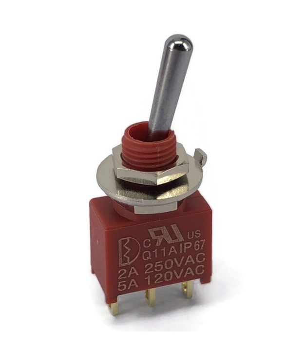 Sealed  Mini Toggle Switch 1A Series SPDT On-On