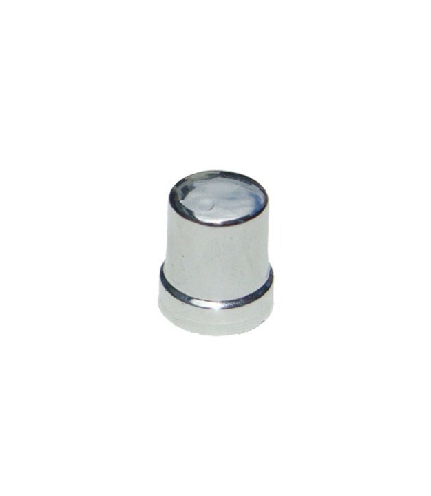 Silver Audio Knob 15x17mm Shaft Hole 6x18T
