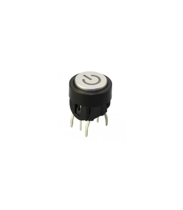  Illuminated Tactile Switch Red color with Power mark