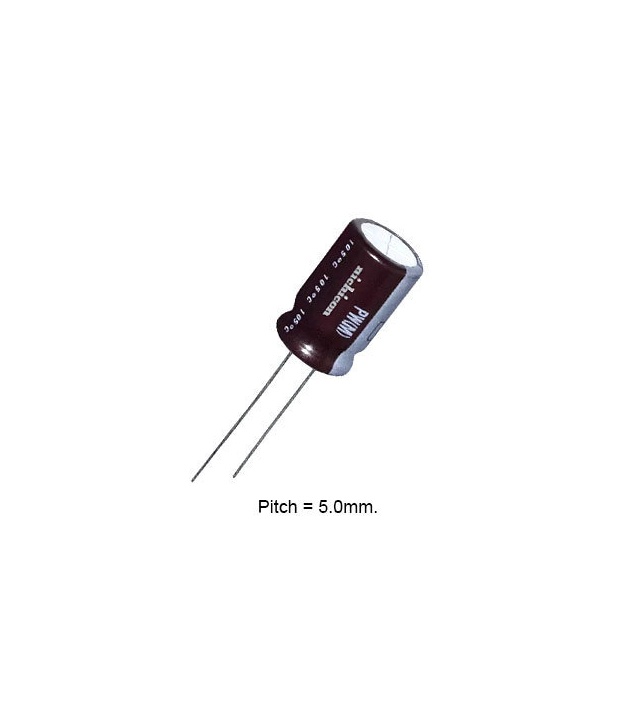 1000uF 35V 105C Aluminum Electrolytic Capacitor 13x25mm NICHICON 