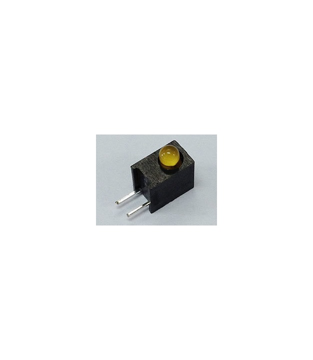 Housing LED Round 3 mm Amber Color