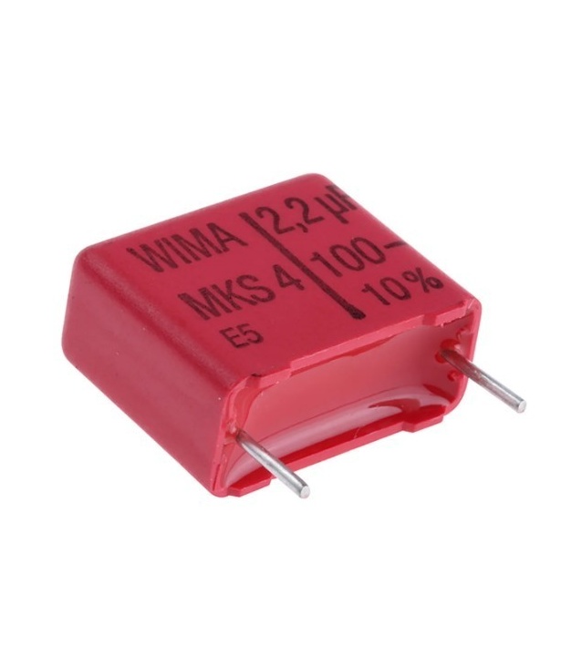 2200nF 2.2uF 100V 10% Polyester Film Box Type Capacitor WIMA MKS2
