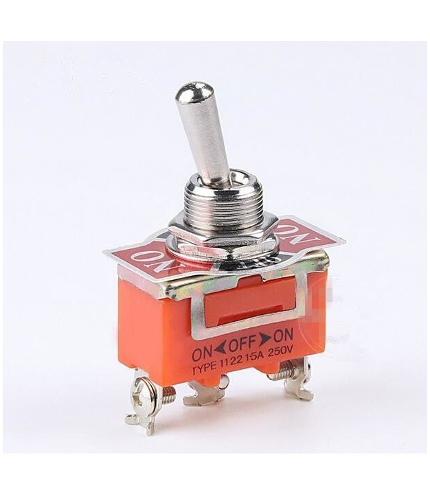 Toggle Switch SPDT On-Off-On 15A 250V