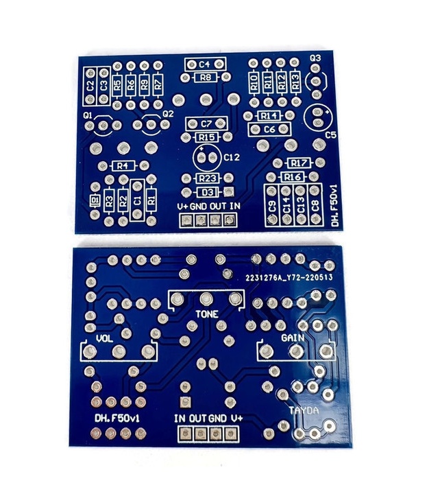  	DH.F50V1 PCB PEDAL EFFECT DIY