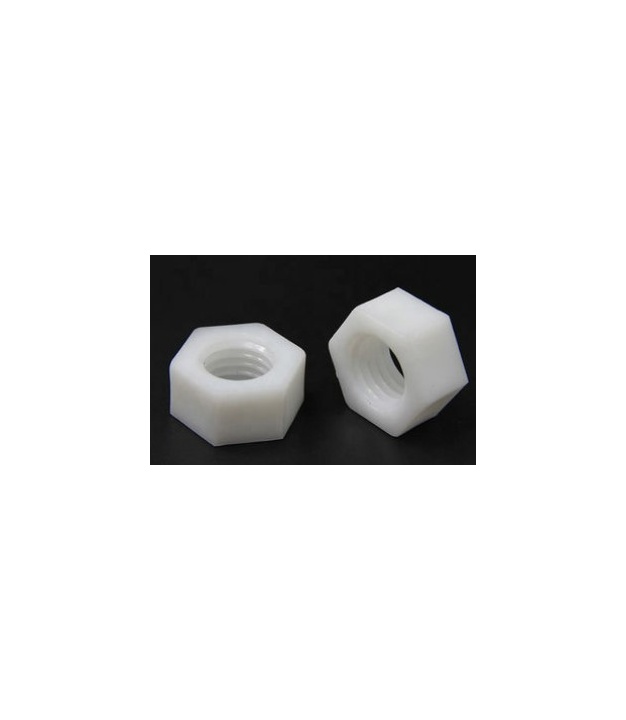 White Nylon Nut for Screw M3