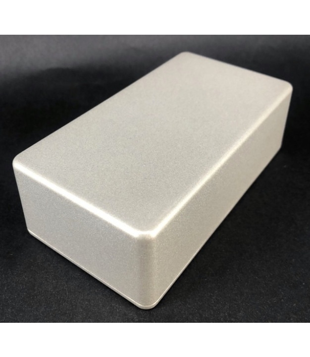 125B Style Aluminum Diecast Enclosure METALLIC CHAMPAGNE