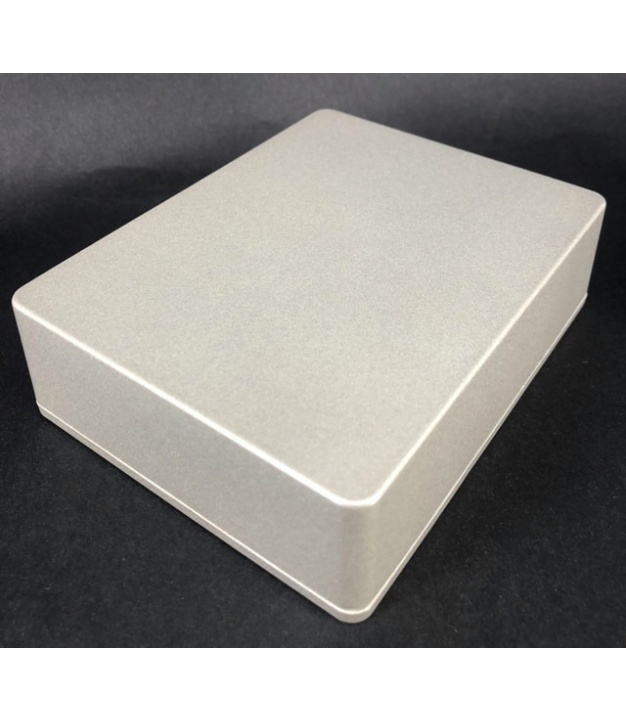 1590BB Style Aluminum Diecast Enclosure METALLIC CHAMPAGNE