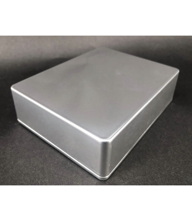 1590BB Style Aluminum Diecast Enclosure CHROMIUM