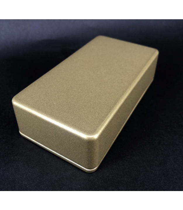 1590B Style Aluminum Diecast Enclosure METALLIC LIGHT GOLD
