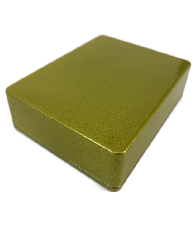 1590BB Style Aluminum Diecast Enclosure METALLIC CANDY YELLOW