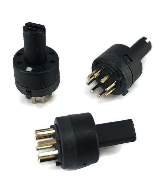 Rotary Switch 1 Pole 8 Position with White Marking
