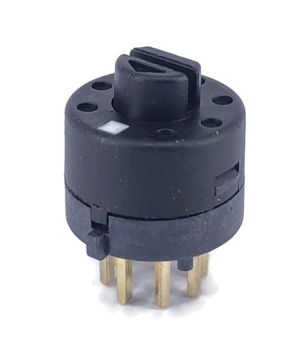 Rotary Switch 1 Pole 3 Position Short Handle with White Marking
