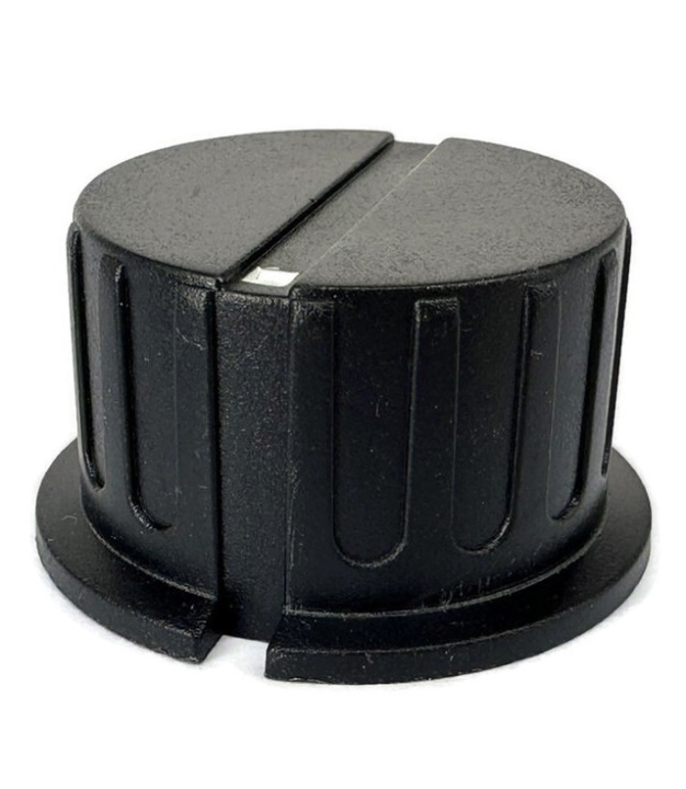 KN8C Black Knob 34x18mm Shaft Diameter 6.00mm