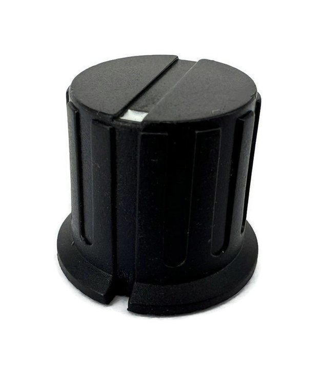 KN8D Black Knob 24x20mm Shaft Diameter 6.00mm
