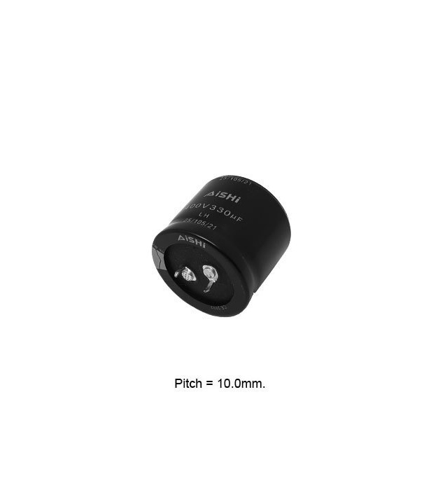 330uF 400V 105C Radial Electrolytic Capacitor 35x30mm