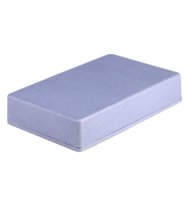 1590DD Style Aluminum Diecast Enclosure Matte Clear