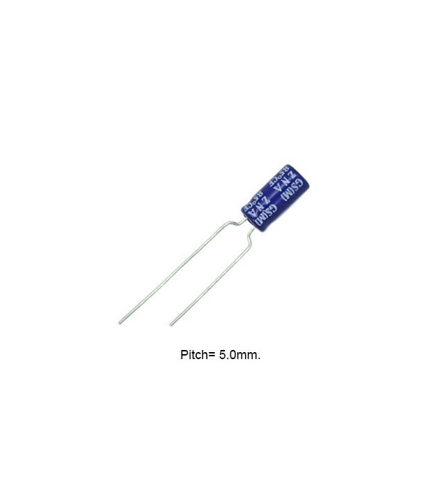 47uF 16V 85C Radial Electrolytic Capacitor 5x11mm