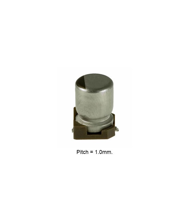 SMD 2.2uF 50V 105C 4x5.4mm Electrolytic Capacitor NICHICON