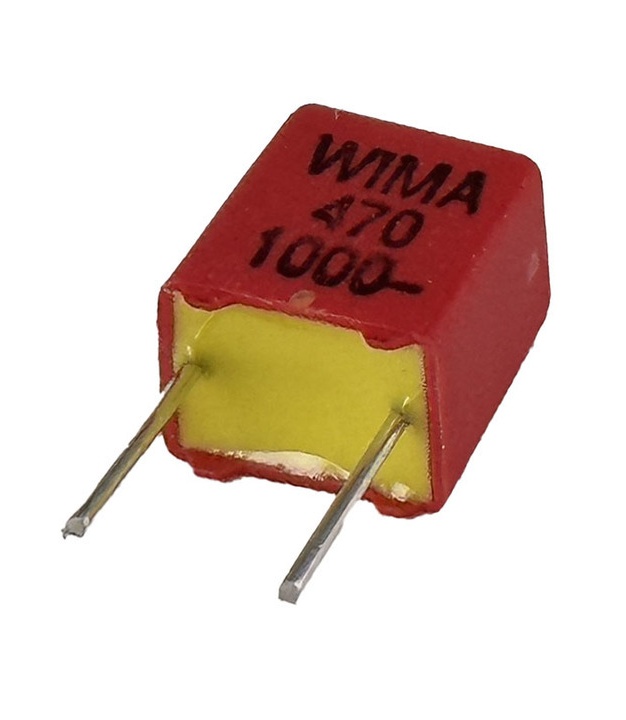 470pF 1000V 5% Polypropylene Film/Foil Box Type Capacitor