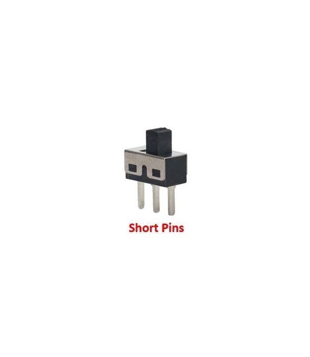 Slide Switch 1P2T Through Hole 2A 125VAC Short Pins