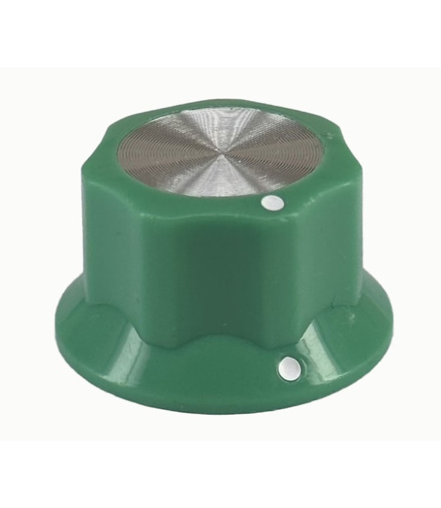 Green Moog Knob 25*15mm Shaft 6.4mm