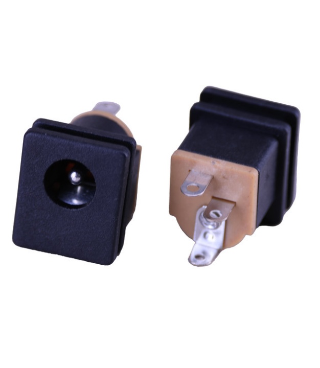 DC Power Square Socket 5.5x2.1mm 3 Pins