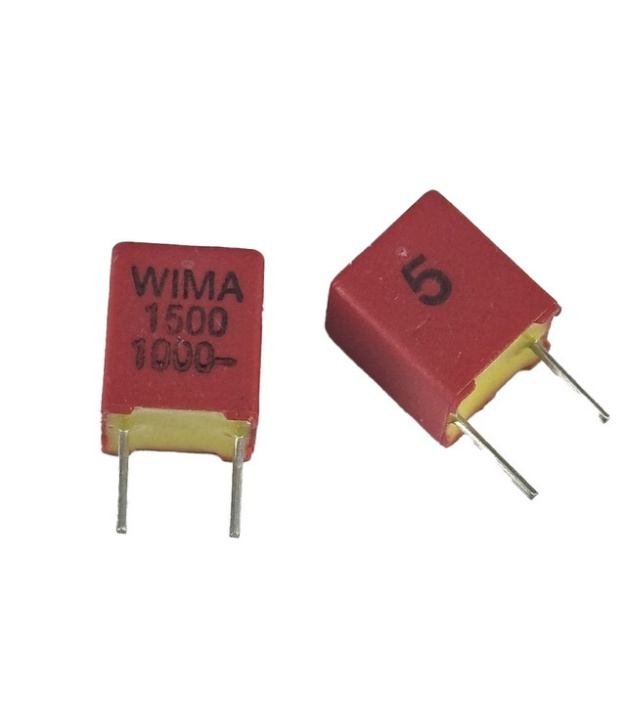 1500pF 1000V 5% Polypropylene Film/Foil Box Type Capacitor