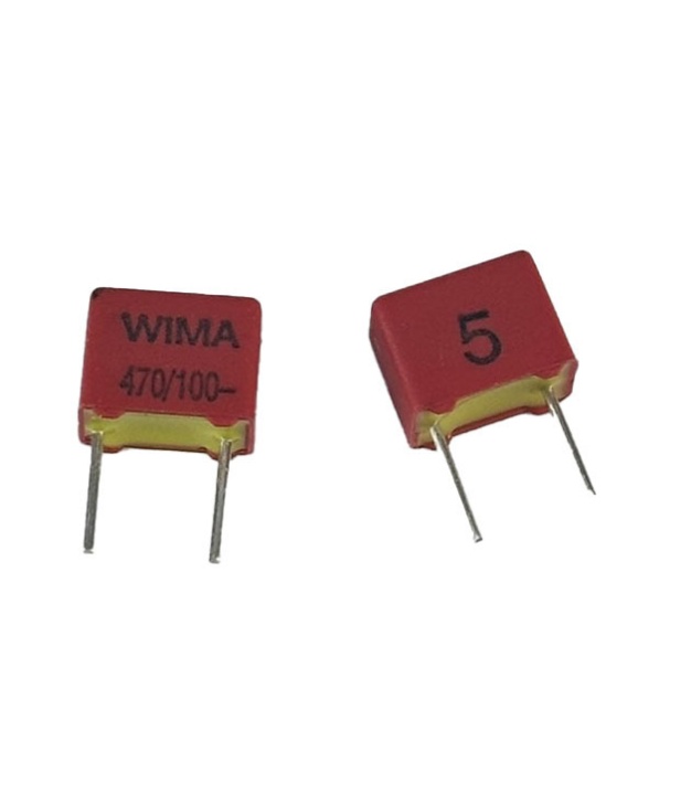 470pF 100V 5% Polypropylene Film/Foil Box Type Capacitor