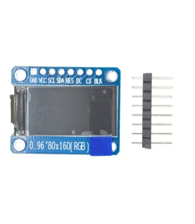 0.96 inch IPS RGB Character TFT Display Module 8Pins