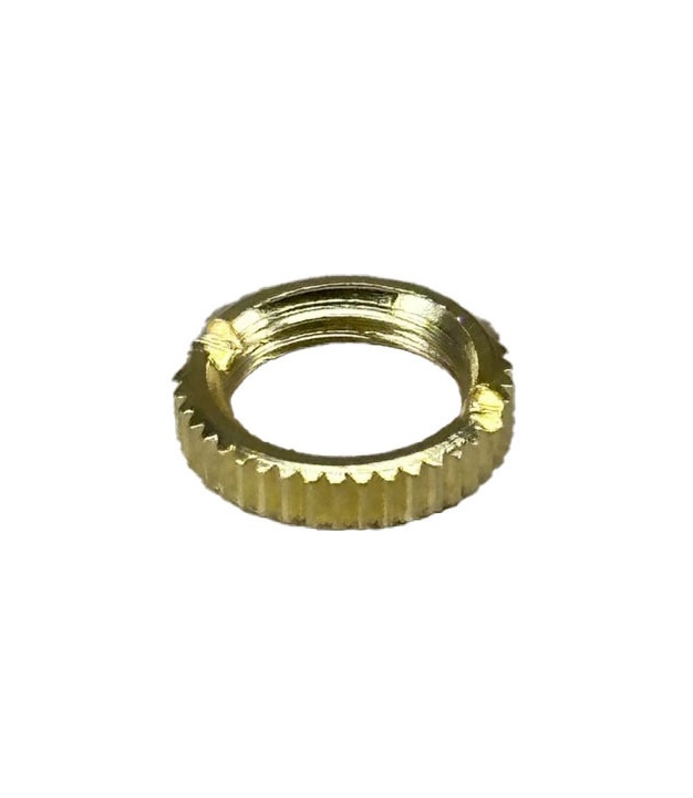Top Brass Gold nut for 3.5mm Phone Jack