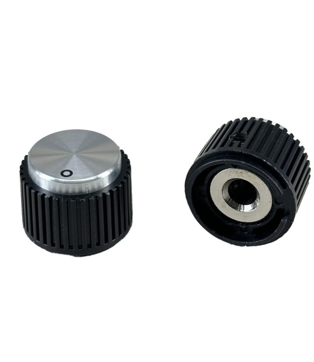 knob 20x25mm Shaft 6.4mm with Circle mark