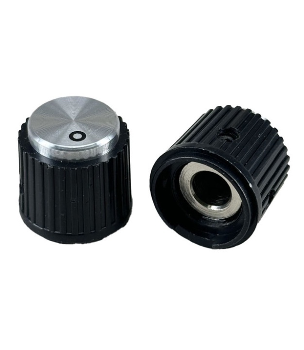knob 19x19mm Shaft 6.4mm with Circle Mark